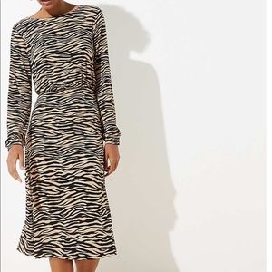 Loft tiger print dress